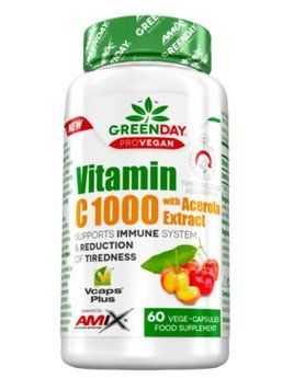 Amix GreenDay ProVegan Vitamin C 1000mg з Acerola - 60 веган капс 208456920 фото