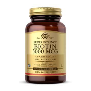 Biotin 5000 mcg - 50 vcaps 2023-10-3703 фото