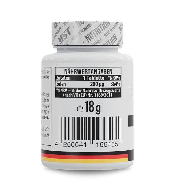 MST&reg; SELENIUM (L-Selenomethionine) 200 mcg 90 tab | MST&reg; Селен (L-Селенометіонін) 200 мкг 90 таб. 676887846244 фото
