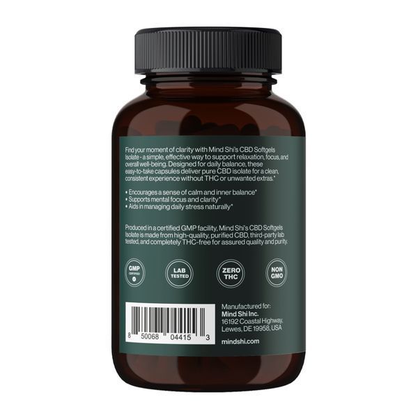 CBD Isolate 1500 mg - 60 softgels 2023-10-5111 фото