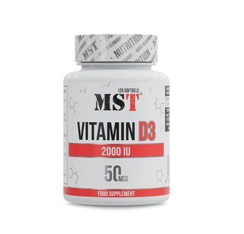 MST&reg; Vitamin D3 2000 IU 120 softgels | MST&reg; Вітамін Д3 2000 МО 120 м&rsquo;яких капсул 6787668785 фото