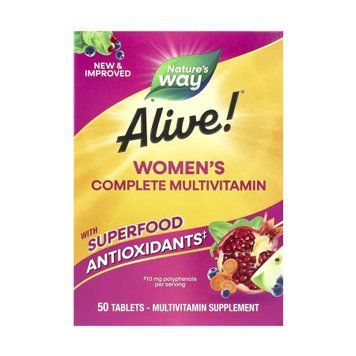 Alive!&reg; Women's Complete Multivitamin - 50 tabs 2023-10-2773 фото