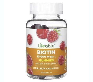 Biotin 10,000 mcg - 60 gummies 56743546 фото
