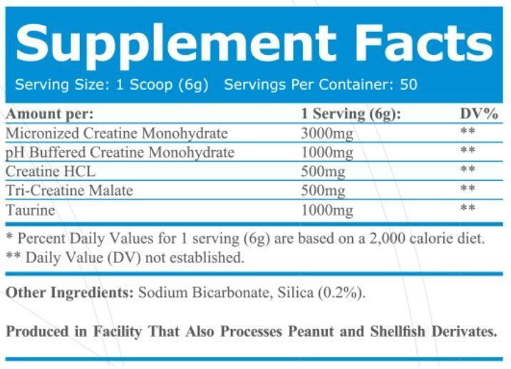 Everbuild Nutrition Crea Build Creatine Matrix - 300 г 46842697 фото
