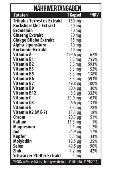 MST&reg; Vitamins for MEN | Вітаміни для чоловіків + Трібулус 90 капсул 6767674368 фото