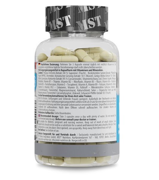 MST&reg; Vitamins for MEN | Вітаміни для чоловіків + Трібулус 90 капсул 6767674368 фото