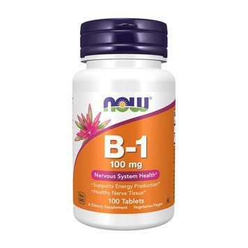 NOW B-1 100 mg (100 tab) 000009934 фото