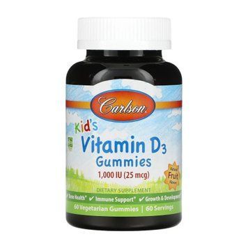 Kids Vitamin D3 - 60 gummies 2023-10-5150 фото