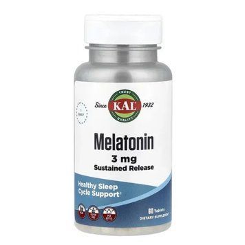 Мелатонін, Melatonin 3mg - 60 tabs 6788665679 фото