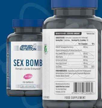 Applied Nutrition Sex Bomb Female Libido Enhancer (For Her) 120 caps 7674346560- фото