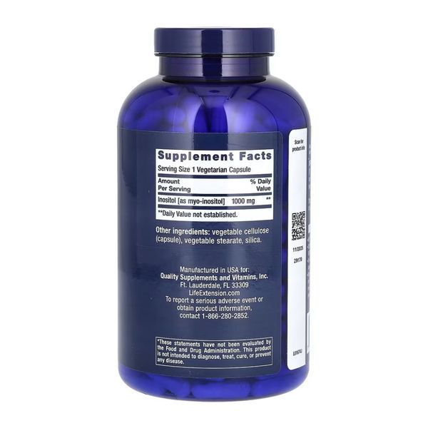 Inositol 1000mg - 360 vcaps 2023-10-4280 фото