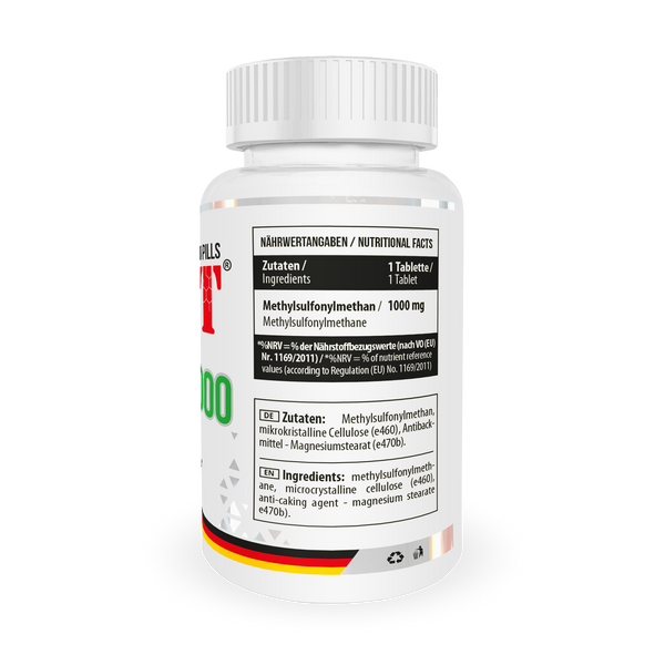 MST&reg; MSM 1000 mg 90 таблеток 1752280 фото