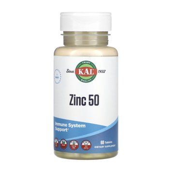 Zinc 50mg - 60 tabs 2023-10-3418 фото