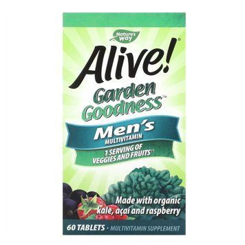 Alive Organic Garden Goodness Men - 60 tabs 2022-10-1042 фото