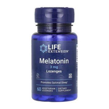 Melatonin 3mg - 60 vegetarian lozenges 2023-10-4283 фото