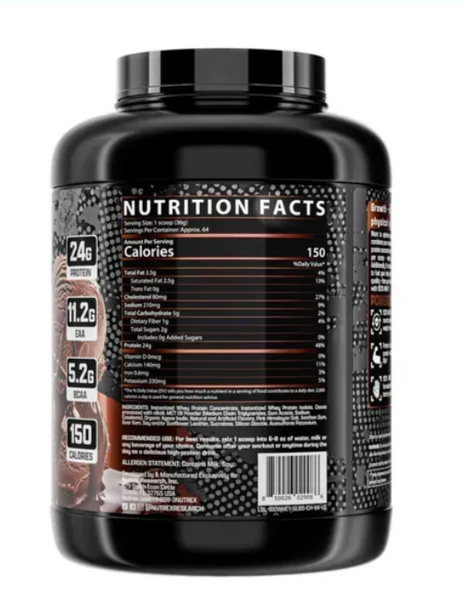 100% Whey Protein - 2265g Chocolate 2022-09-9933 фото