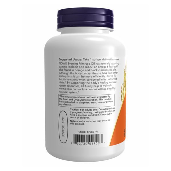 Evening Prim Oil Org 1000mg - 90 vgels 2022-10-2380 фото