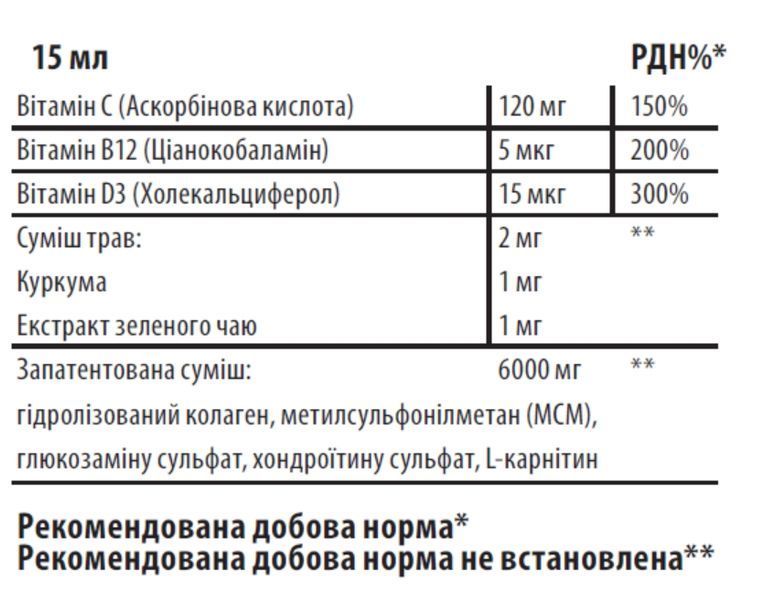 Sporter Joint Support - 500 мл 433767753 фото