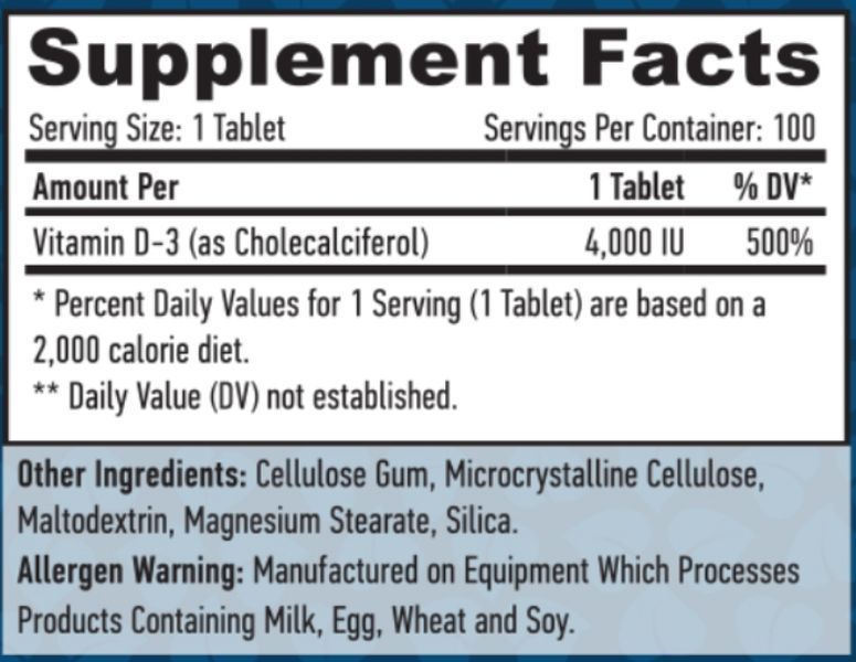 Haya Labs Vitamin D-3/4000 IU 6585634 фото