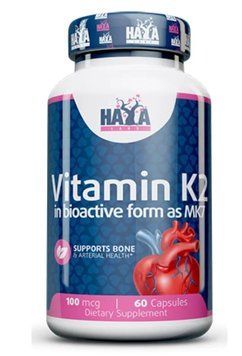 Haya Labs Vitamin K2-Mk7 100 мкг - 60 капс 0579536 фото