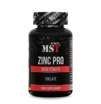 MST&reg; Zinc Pro 50 mg Chelate Bisglycinate 60 tab | MST&reg;Цинк Про 50 мг Хелат Бісгліцинат 60 табл 7788785656 фото