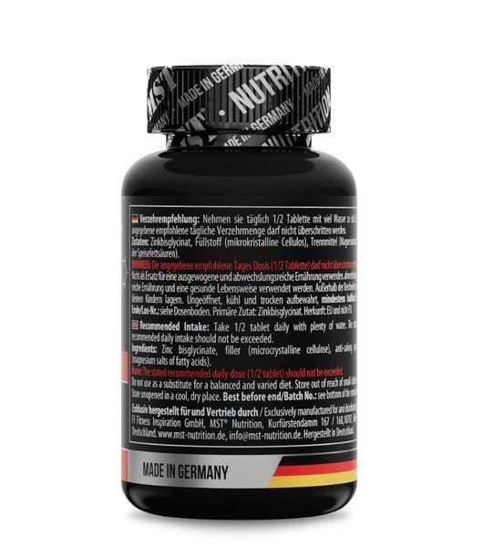 MST&reg; Zinc Pro 50 mg Chelate Bisglycinate 60 tab | MST&reg;Цинк Про 50 мг Хелат Бісгліцинат 60 табл 7788785656 фото