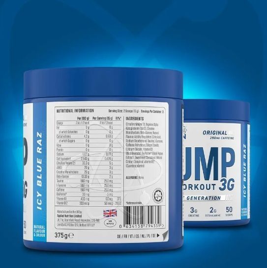 Applied Nutrition Pump Pre - Workout 3G Original 375 g 6573284 фото