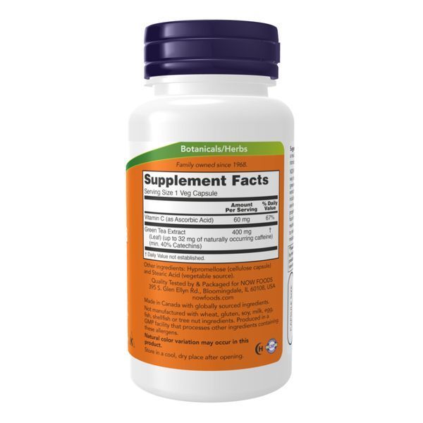 Green Tea Extract 400mg - 100 vcaps 2022-10-2645 фото