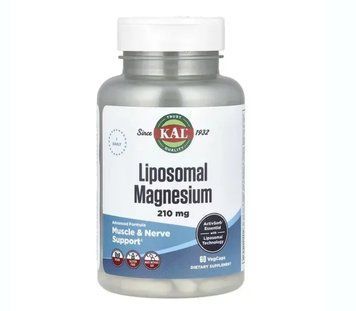 Liposomal Magnesium 210mg - 60 vcaps 76557766 фото
