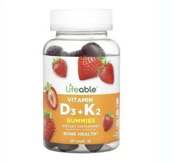 Vitamin D3 + K2 Adult - 60 gummies 437956374 фото