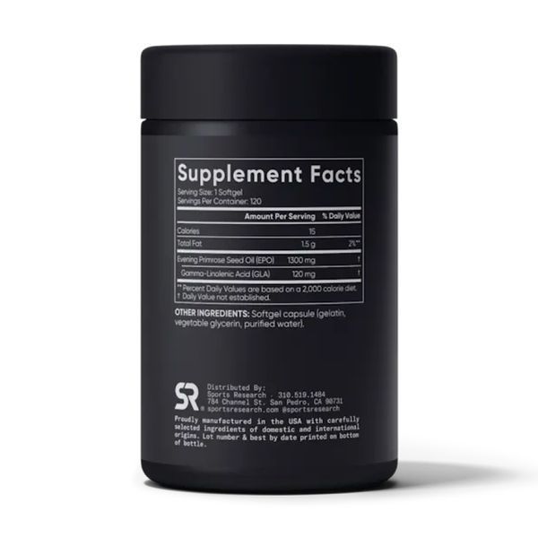 Evening Primrose Oil 1300mg - 120 softgels 2023-10-3446 фото