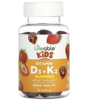 Vitamin D3 + K2 Kids - 60 gummies 45754534 фото