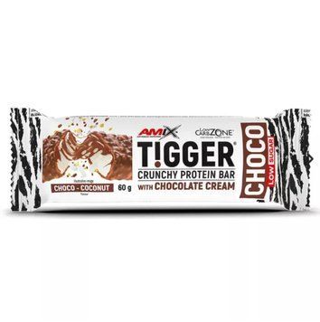 Tigger Zero Choco Protein Bar - 20x60g Choco coconut 2022-10-0218 фото