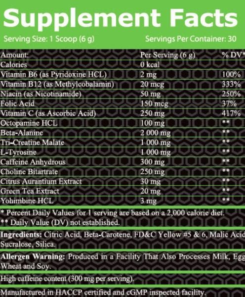 Everbuild Nutrition NUKE Pre-Workout - 180 г - лісова ягода 4566423 фото