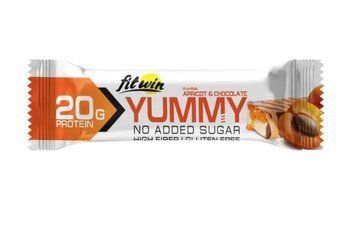 Протеїновий батончик YummY Bar Абрикос і шоколад, БЕЗ ЦУКРУ 55 г 36,6% (Поштучно) 5245284 фото