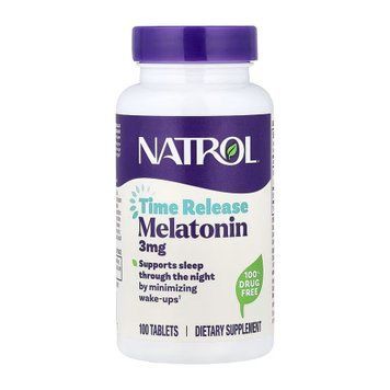Melatonin 3mg - 100 tabs 2023-10-6233 фото