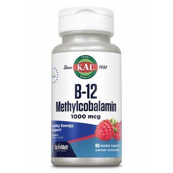 B12 Methylcobalamin 1000mcg - 60 tabs Berry 2022-10-1011 фото