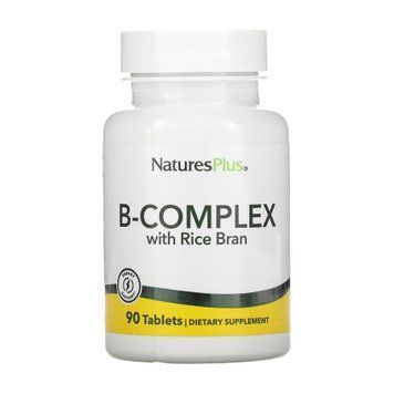 B-Complex with Rice Bran - 90 tabs 2023-10-2359 фото