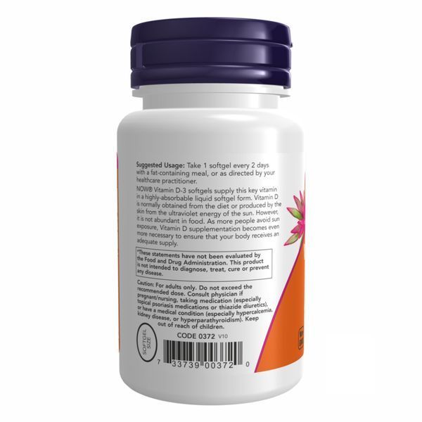 Vitamin D-3 5000 IU - 240 softgels 2022-10-0462 фото