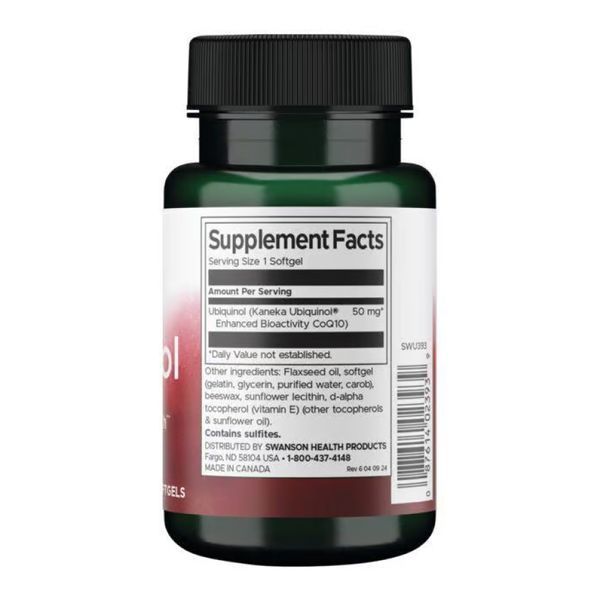 Ubiquinol 50mg - 60 softgels 2023-10-2737 фото