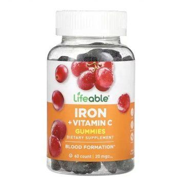 Iron + Vitamin C Adult - 60 gummies 758648898 фото
