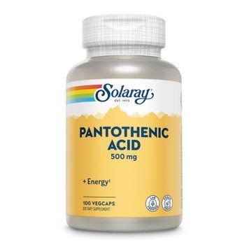 Pantothenic Acid 500mg - 100 veg caps 2023-10-3579 фото