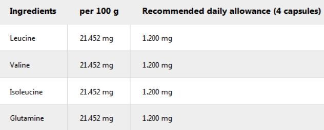 IronMaxx BCAA&acute;s + Glutamine 800 578557 фото