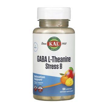 GABA L-Theanine Stress B - 100 lozenges 2023-10-5194 фото
