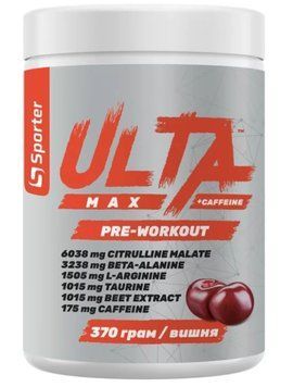 Sporter Ulta Max Pre-Workout - 370 г 6537882 фото