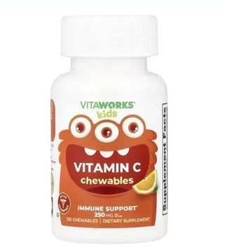 VitaWorks Vitamin C Kids - 120 chewables Orange 7657900987 фото