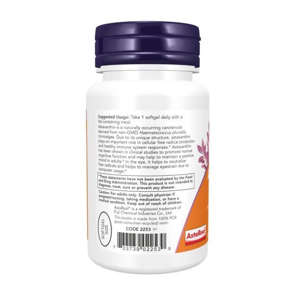 Astaxanthin 12 mg Triple Strength - 60 veg softgels 2023-10-4544 фото