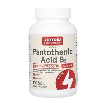 Pantothenic Acid 500mg - 100 vcaps 2023-10-5581 фото