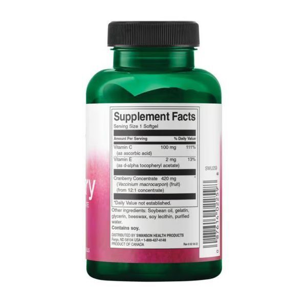Cranberry Whole Fruit Concentrate Super Strength 420mg - 60 sgels 2023-10-2732 фото