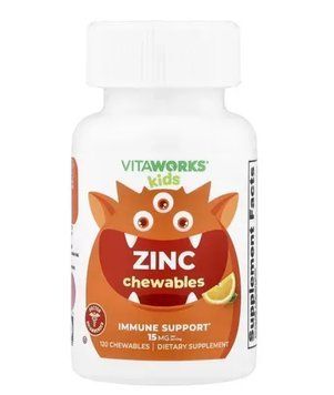 VitaWorks Kids Zinc - 120 chewables 8556798 фото